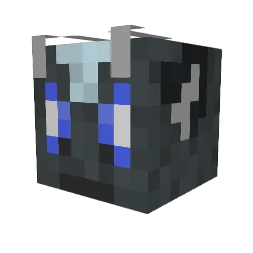 DragoFuzzyDerg Minecraft avatar head, 3D render