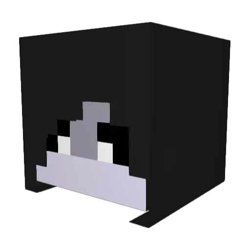DragoZeShark Minecraft avatar head, 3D render