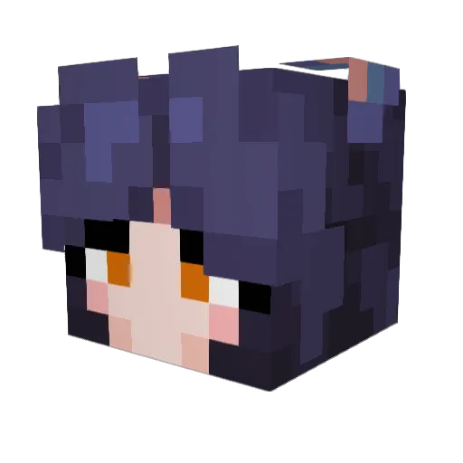 Drago_ Minecraft avatar head, 3D render