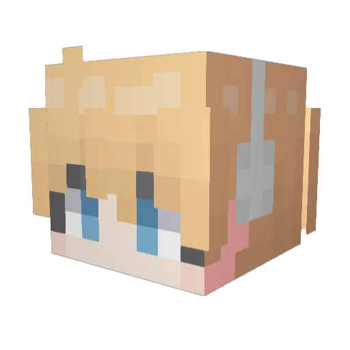 Drago_Noo Minecraft avatar head, 3D render