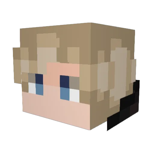Drago_malefoy Minecraft avatar head, 3D render