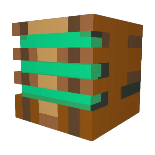 Dragolad Minecraft avatar head, 3D render
