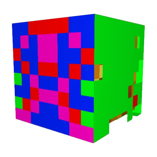 Dragon201 Minecraft avatar head, 3D render