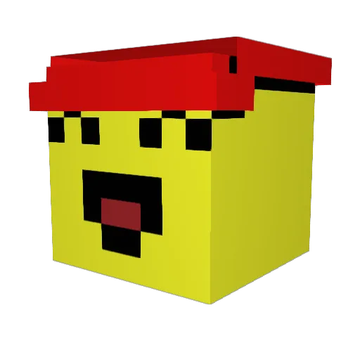 Dragon29060 Minecraft avatar head, 3D render