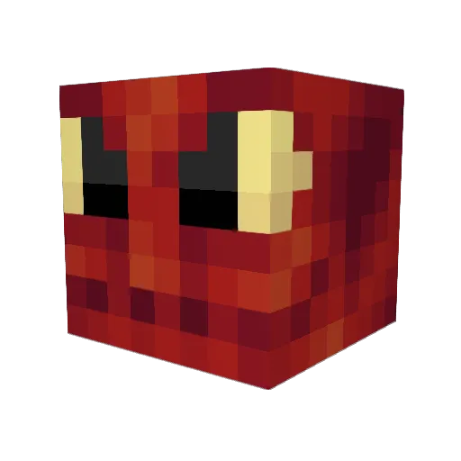 Dragon82 Minecraft avatar head, 3D render