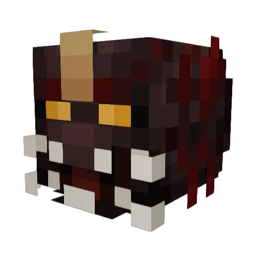 Dragon9223 Minecraft avatar head, 3D render
