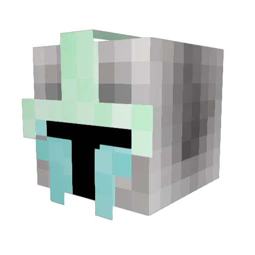 DragonBlade1113 Minecraft avatar head, 3D render