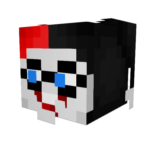 DragonBlood91 Minecraft avatar head, 3D render