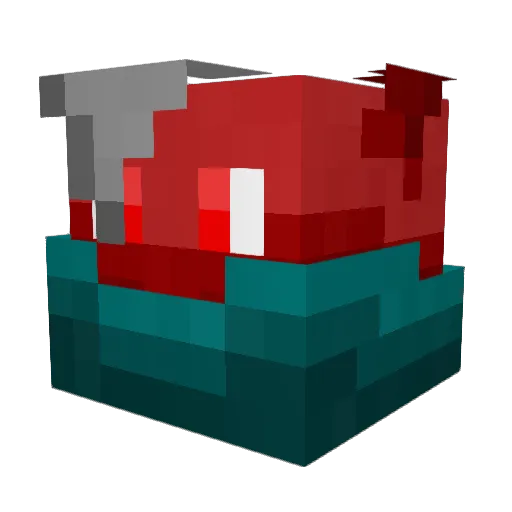 DragonBoisAlt Minecraft avatar head, 3D render