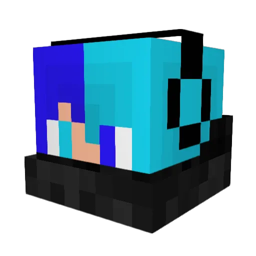 DragonBoy479 Minecraft avatar head, 3D render