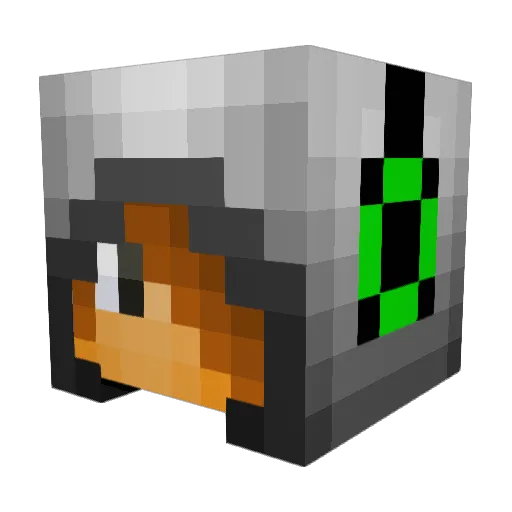 DragonBoyAdams Minecraft avatar head, 3D render