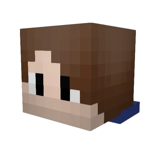 DragonBreath3334 Minecraft avatar head, 3D render