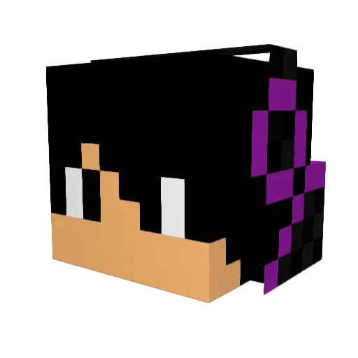 DragonC1 Minecraft avatar head, 3D render