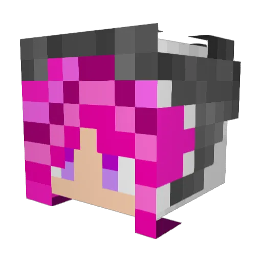 DragonChaz Minecraft avatar head, 3D render