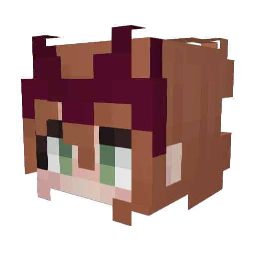 DragonClaw20081 Minecraft avatar head, 3D render