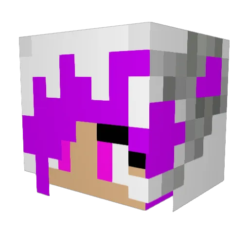 DragonCorn Minecraft avatar head, 3D render