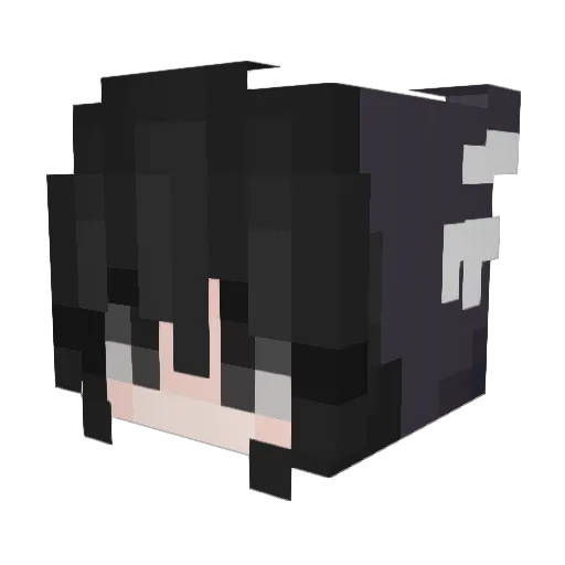 DragonCreeper5 Minecraft avatar head, 3D render