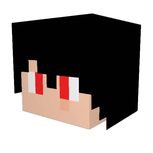 DragonDeity Minecraft avatar head, 3D render