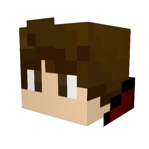 DragonDreamer112 Minecraft avatar head, 3D render