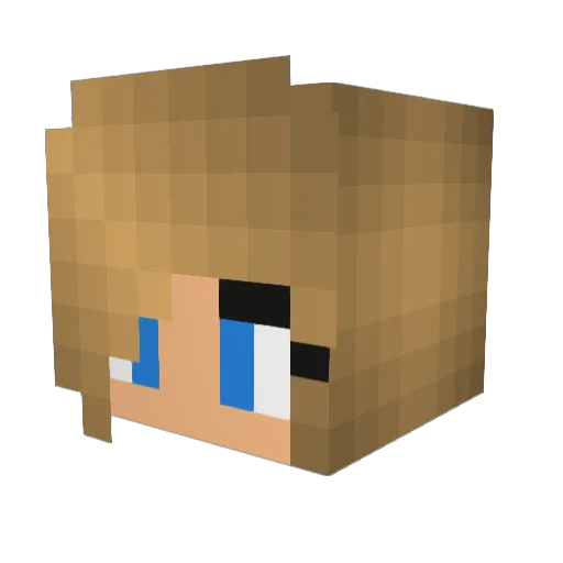 DragonEire Minecraft avatar head, 3D render