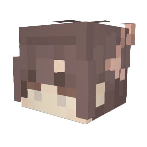 DragonEmperor04 Minecraft avatar head, 3D render