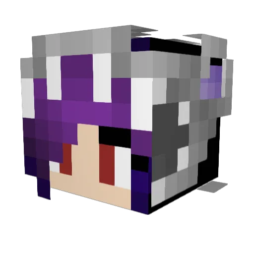 DragonFace94 Minecraft avatar head, 3D render