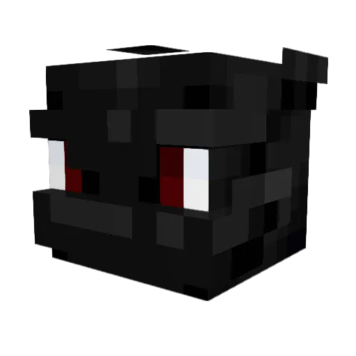 DragonFighter88 Minecraft avatar head, 3D render