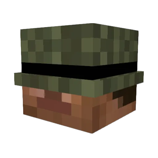 DragonFury368 Minecraft avatar head, 3D render