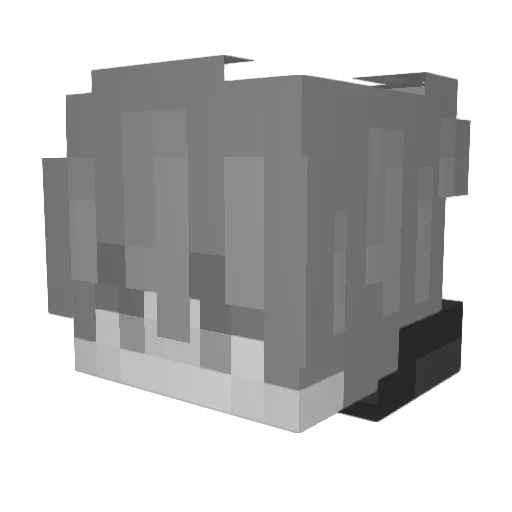 DragonGamer0943 Minecraft avatar head, 3D render