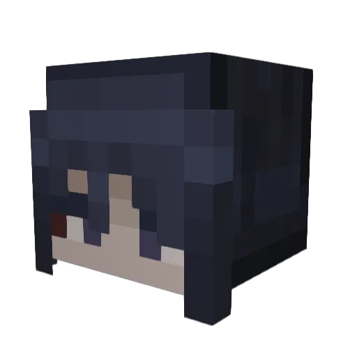 DragonGirl0925 Minecraft avatar head, 3D render
