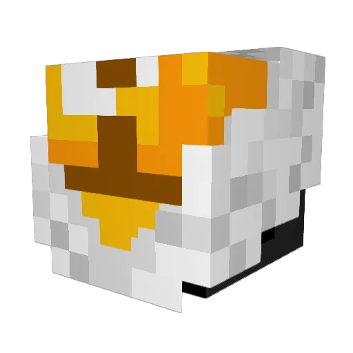 DragonGods Minecraft avatar head, 3D render