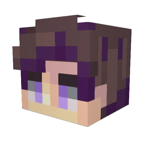 DragonHatchlings Minecraft avatar head, 3D render