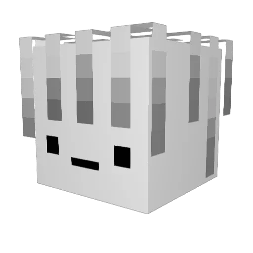 DragonJH Minecraft avatar head, 3D render