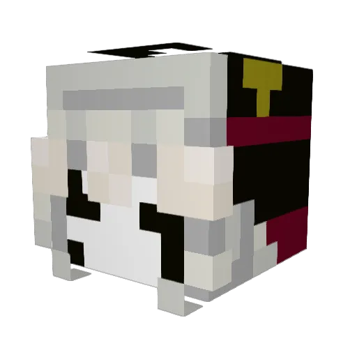 DragonKid053 Minecraft avatar head, 3D render