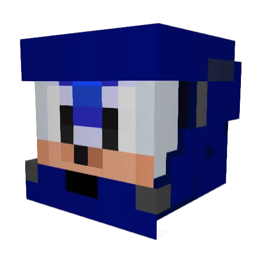 DragonKillahh Minecraft avatar head, 3D render