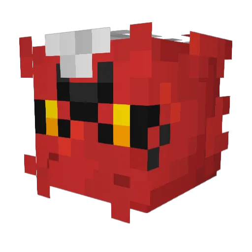 DragonKingDork Minecraft avatar head, 3D render