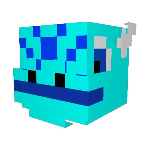 DragonKnight9099 Minecraft avatar head, 3D render