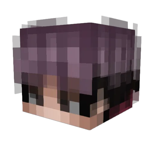 DragonKyng21 Minecraft avatar head, 3D render