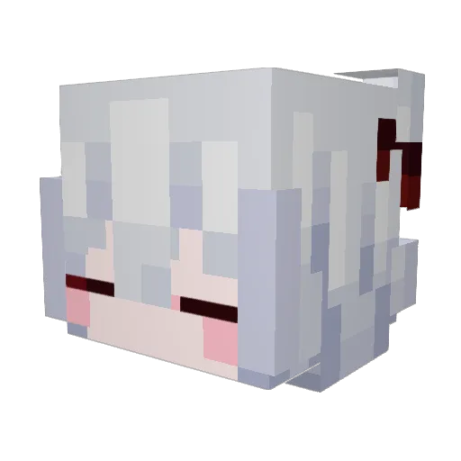 DragonL0B1 Minecraft avatar head, 3D render