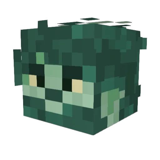 DragonLord05585 Minecraft avatar head, 3D render
