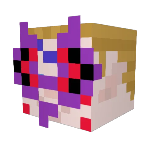 DragonLord7538 Minecraft avatar head, 3D render
