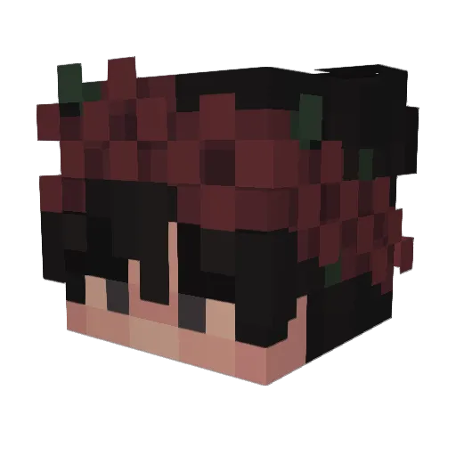 DragonM01 Minecraft avatar head, 3D render