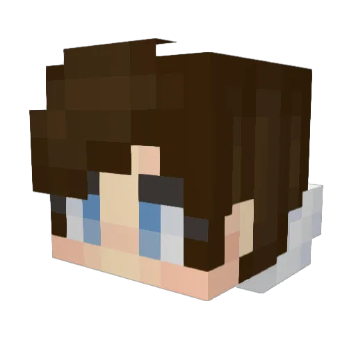 DragonMagic1359 Minecraft avatar head, 3D render