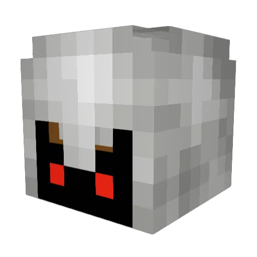 DragonMan38 Minecraft avatar head, 3D render