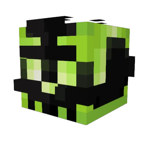 DragonMan5123 Minecraft avatar head, 3D render