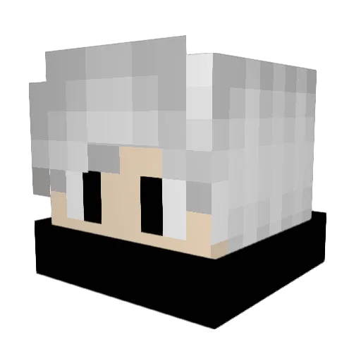 DragonManiak_ Minecraft avatar head, 3D render