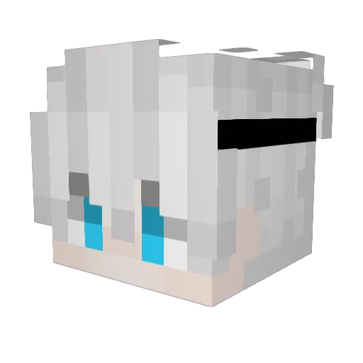 DragonMasther Minecraft avatar head, 3D render