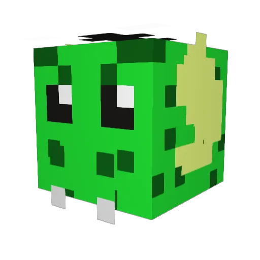 DragonMeeri Minecraft avatar head, 3D render