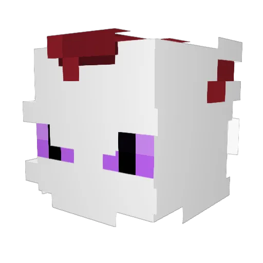 DragonMellow0 Minecraft avatar head, 3D render