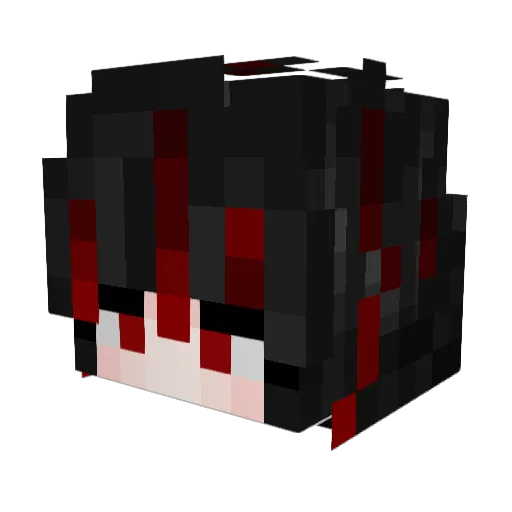 DragonMesiac22 Minecraft avatar head, 3D render